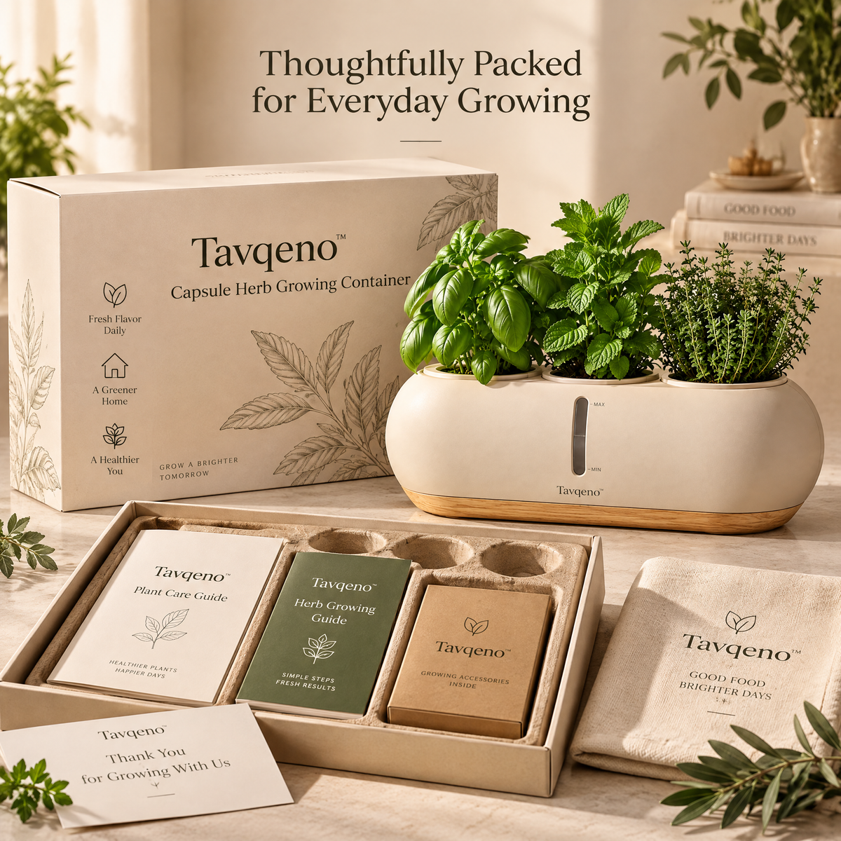 Tavqeno™ Capsule Herb Growing Container