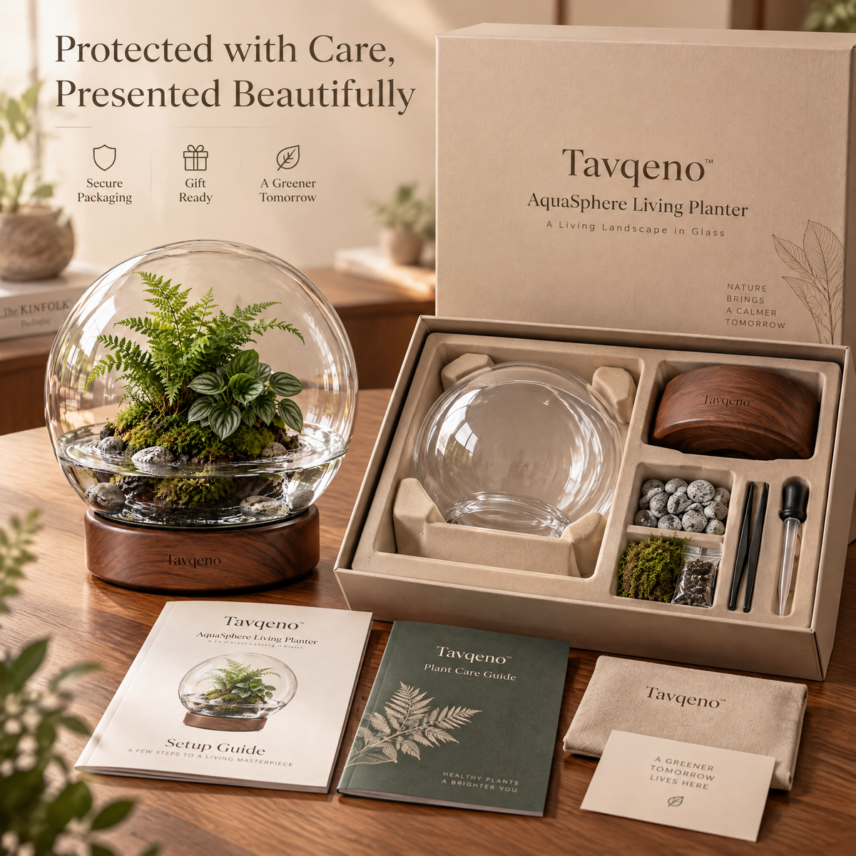 Tavqeno™ AquaSphere Living Planter