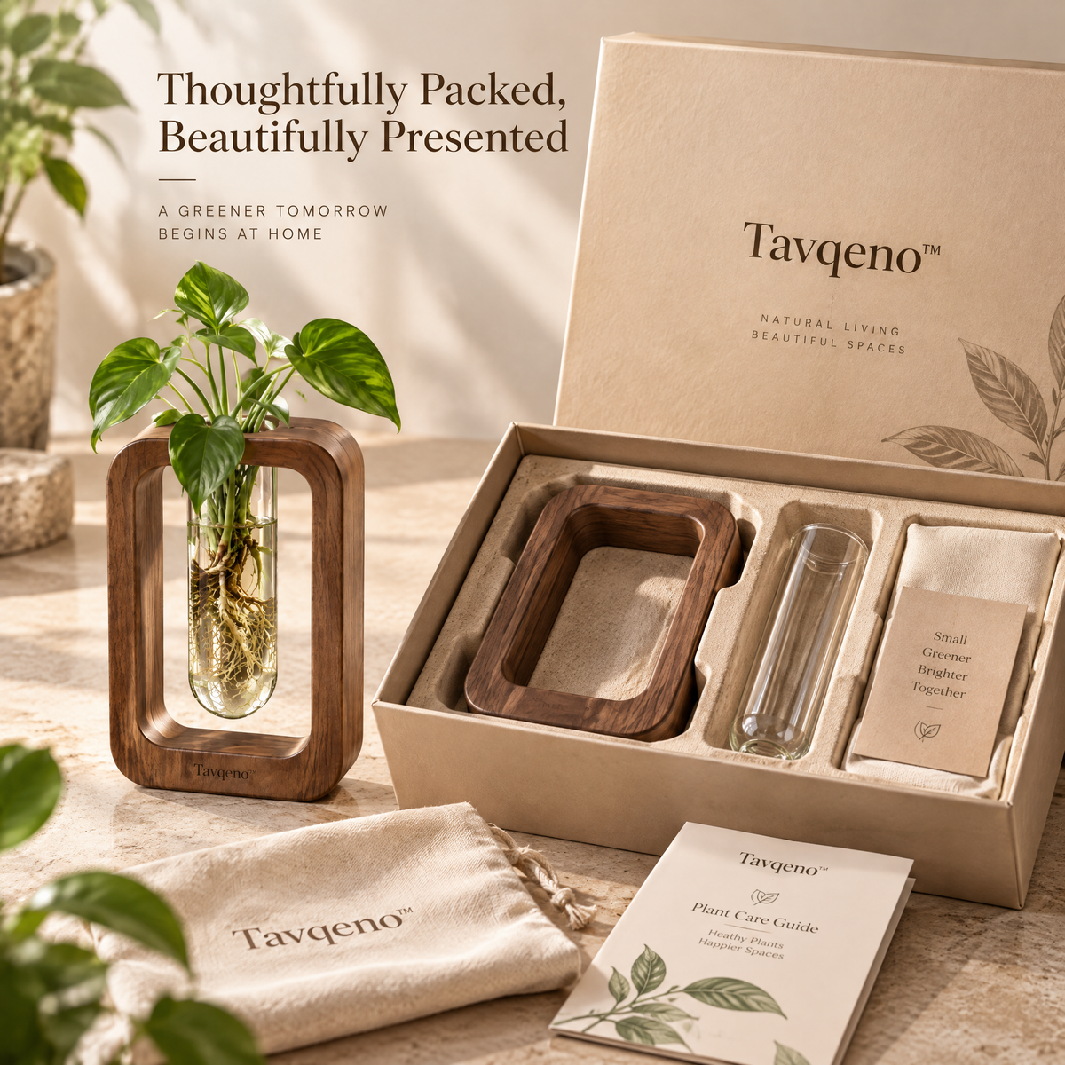 Tavqeno™ FrameRoot Display Planter