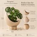 Tavqeno™ ArcNest Sculptural Planter