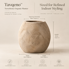 Tavqeno™ TerraStone Organic Planter