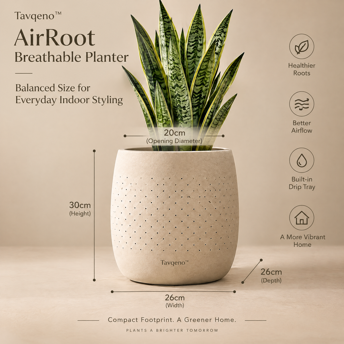 Tavqeno™ AirRoot Breathable Planter