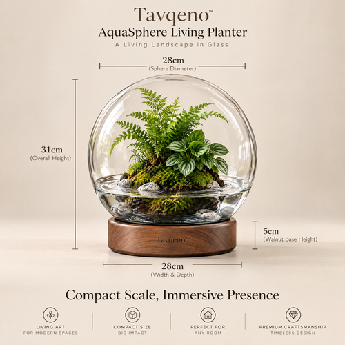 Tavqeno™ AquaSphere Living Planter