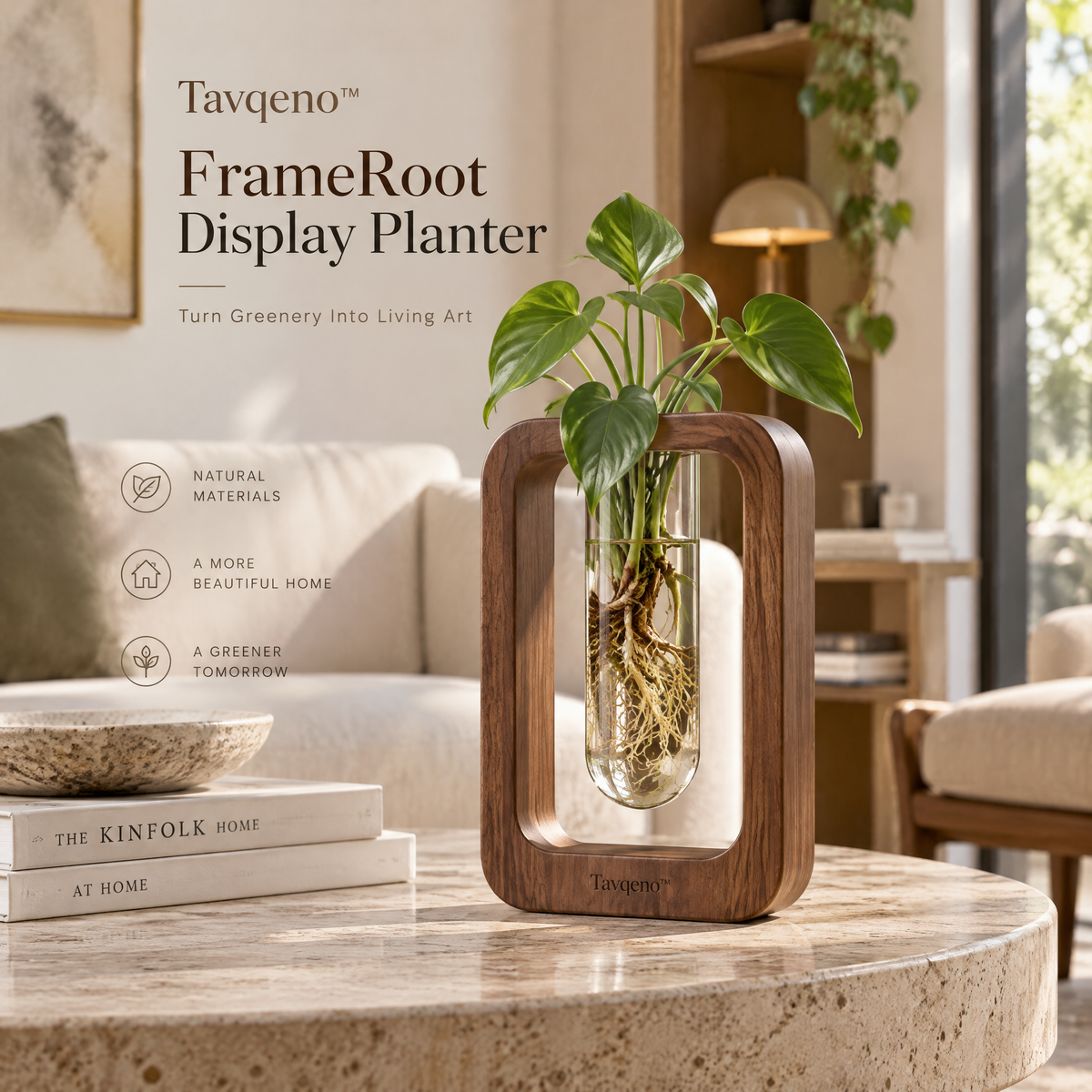 Tavqeno™ FrameRoot Display Planter
