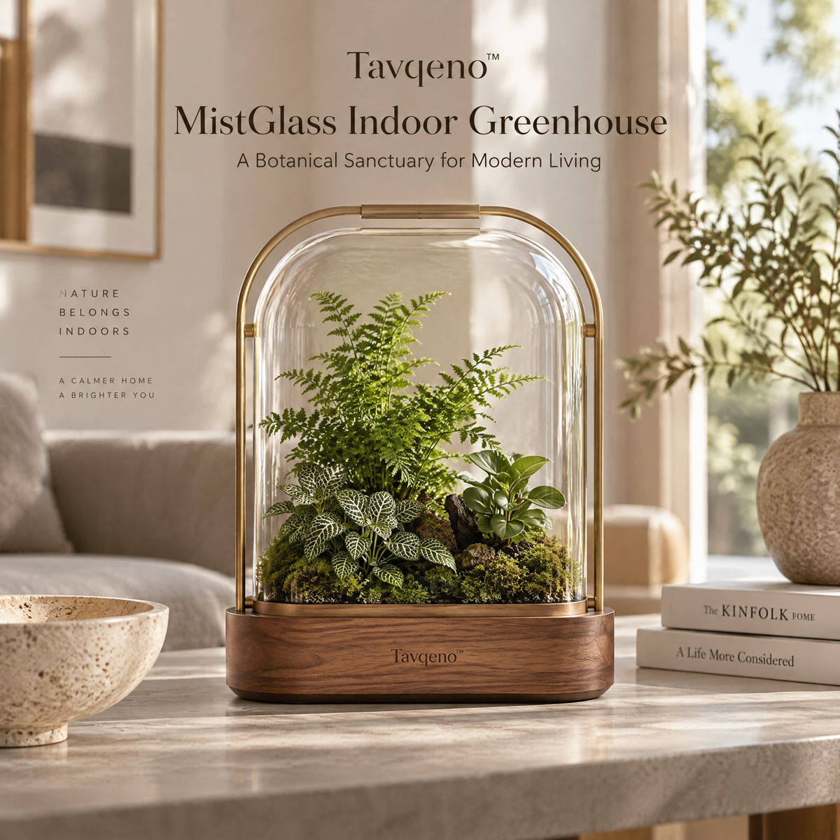 Tavqeno™ MistGlass Indoor Greenhouse