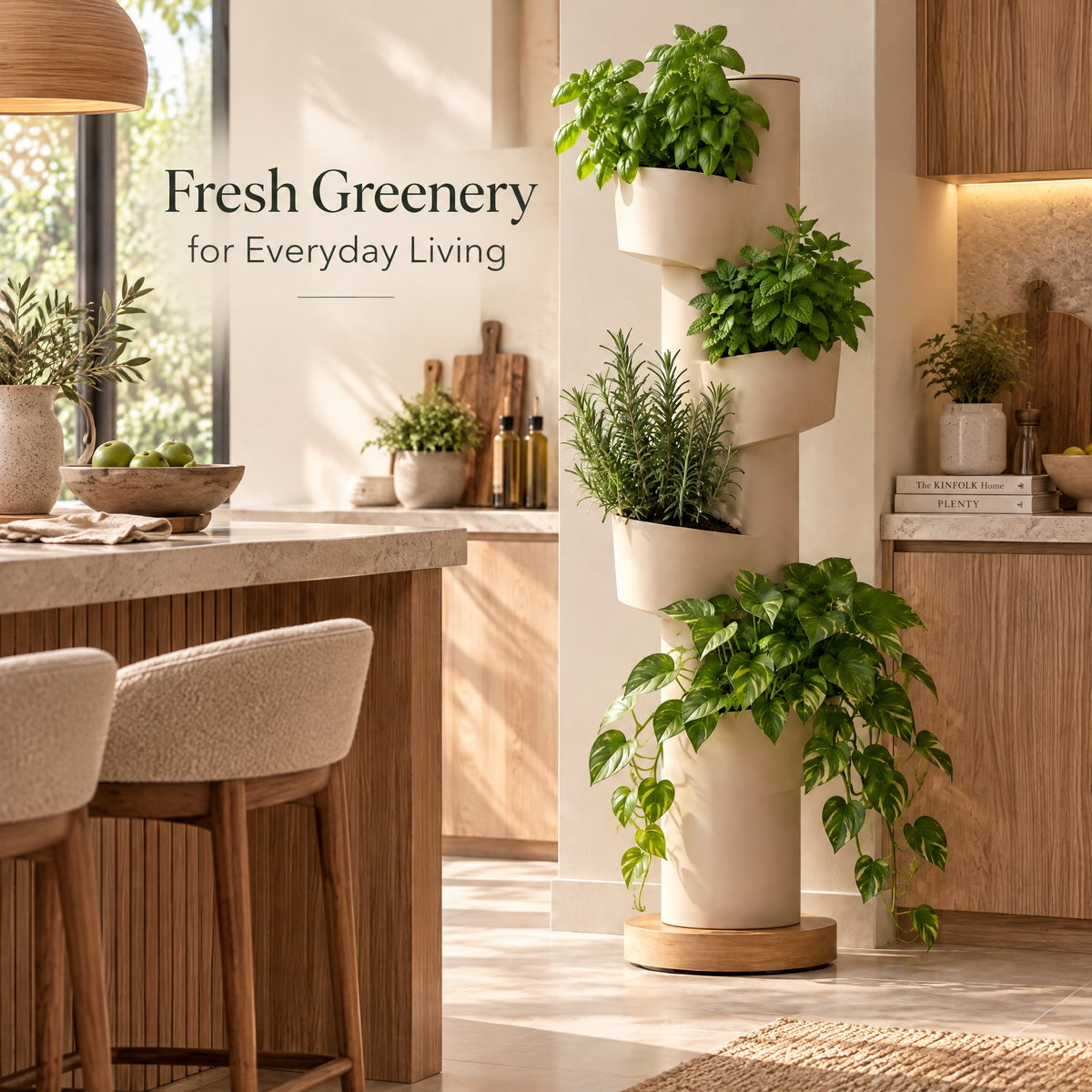 Tavqeno™ BloomTower Vertical Indoor Planter
