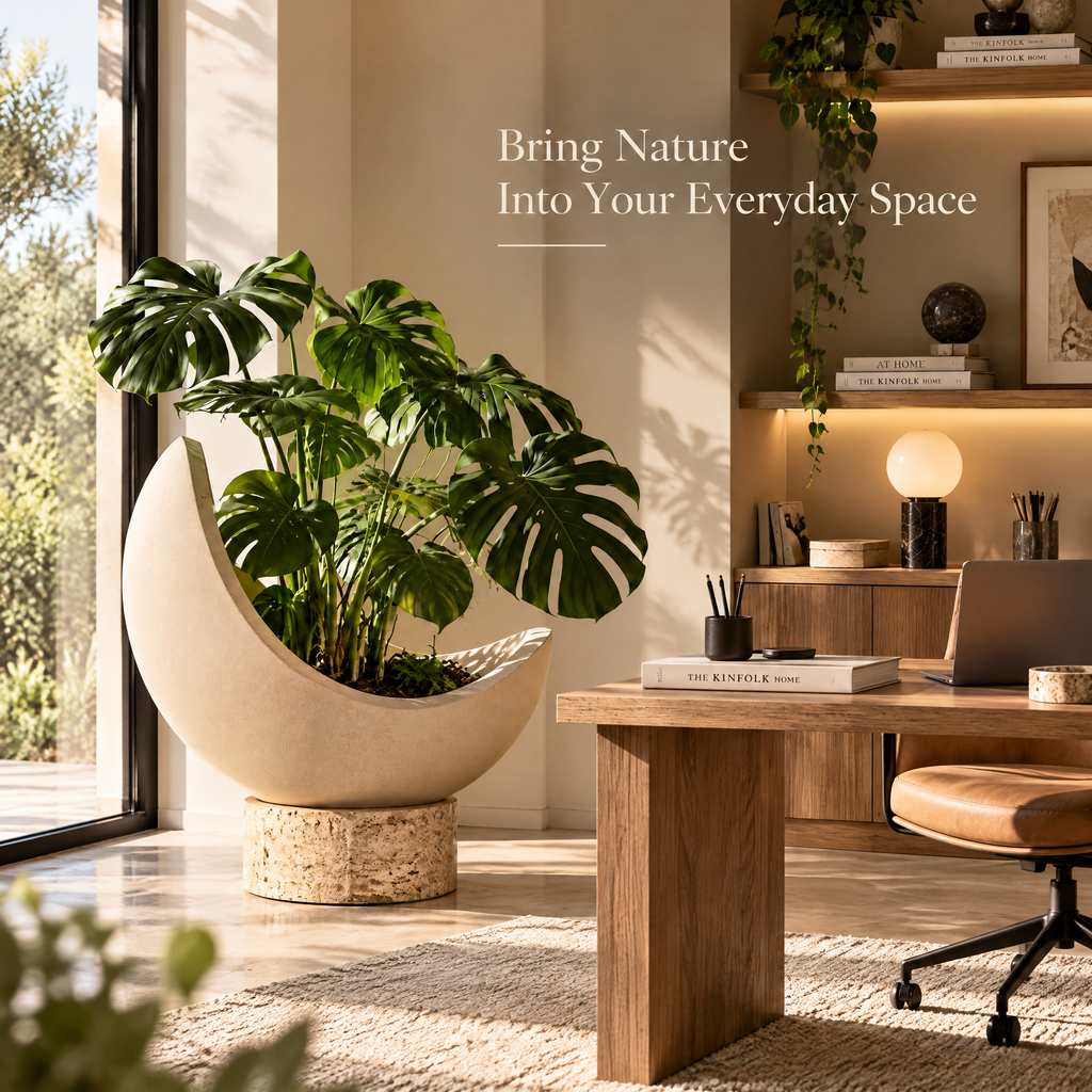 Tavqeno™ ArcNest Sculptural Planter