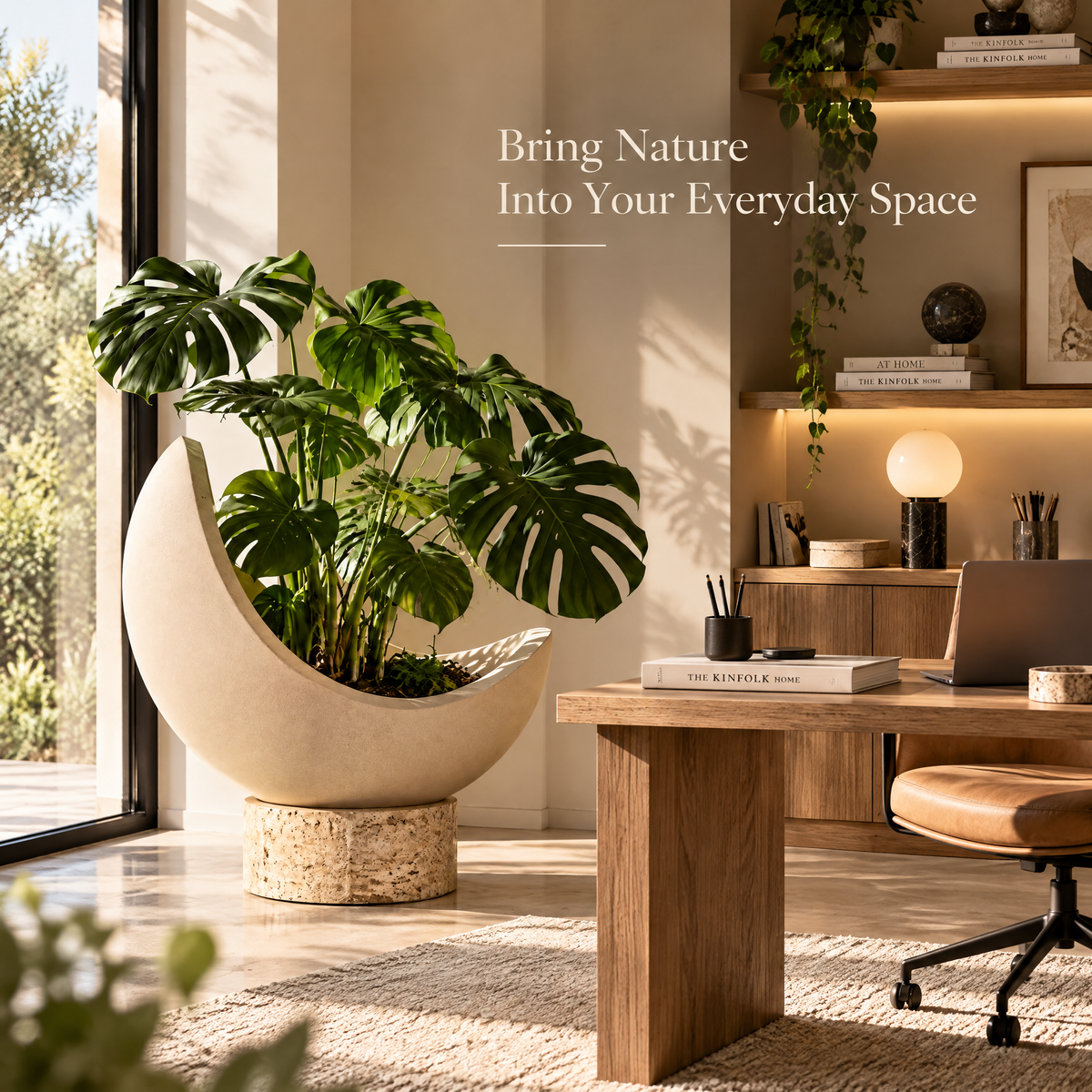 Tavqeno™ ArcNest Sculptural Planter