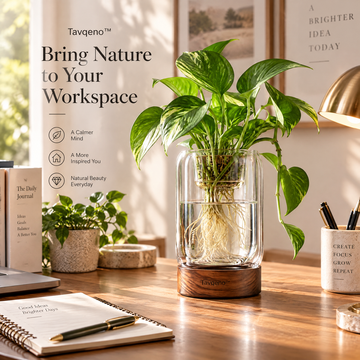 Tavqeno™ RootView Glass Growing Vessel