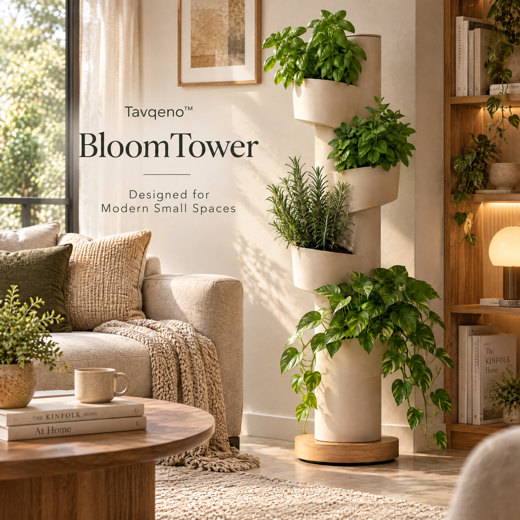 Tavqeno™ BloomTower Vertical Indoor Planter